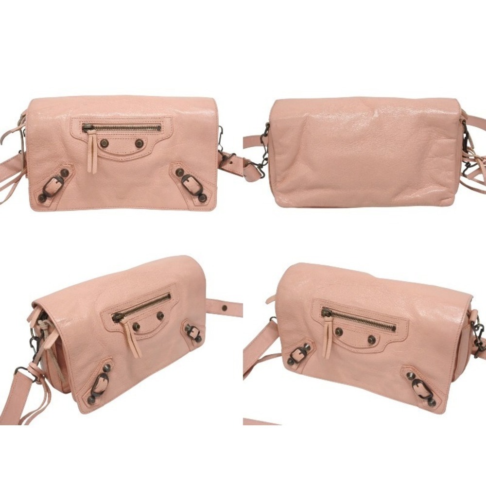 Balenciaga Pink Shoulder Leather Toolkit Classic Bag